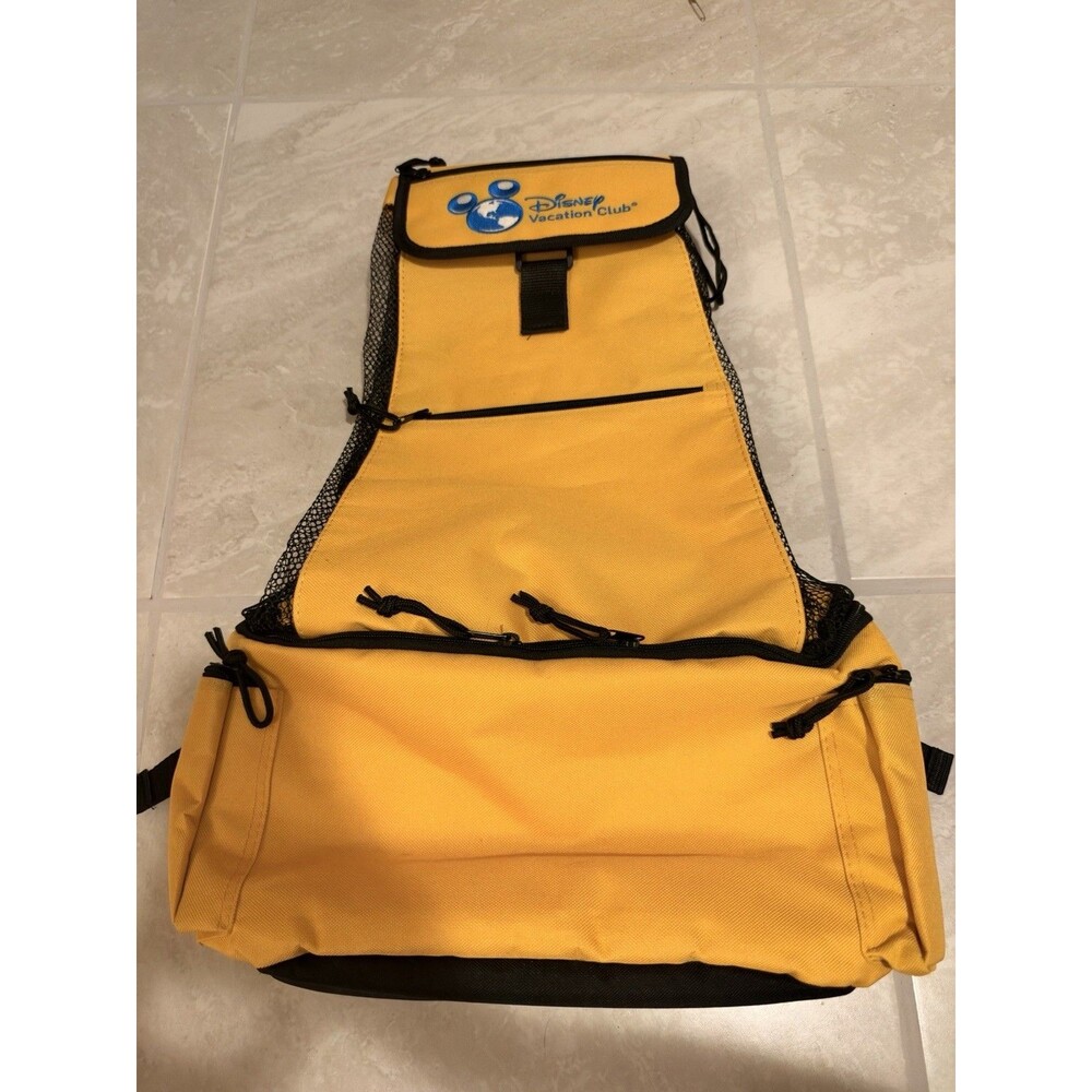 Disney Cruise Line DCL Vacation Club Beach Bag Cooler Backpack Yellow